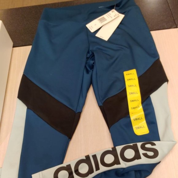 ADIDAS Women Designed 2 Move Colorblock Regular Rise 7/8 Tight - Picture 4 of 8